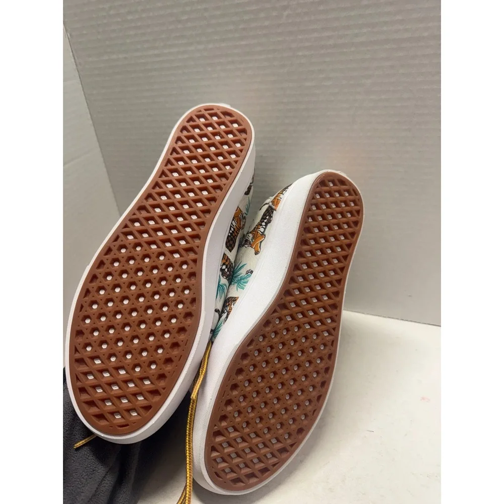 Vans Discovery Project CAT ComfyCush Era Tiger Print Sneakers Mens 8.5 Womens 10